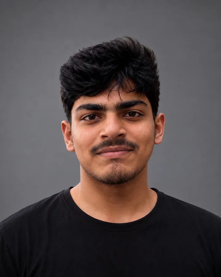Krishna Teja, web designer and developer