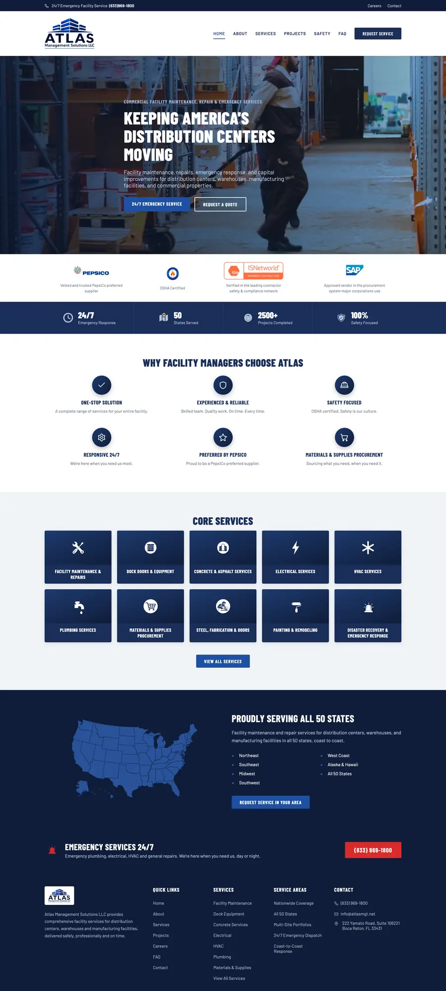 Full Atlas Management Solutions homepage